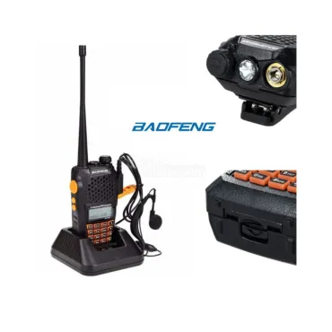 Компактна двубандова радиостанция UV-6R с две честоти Baofeng