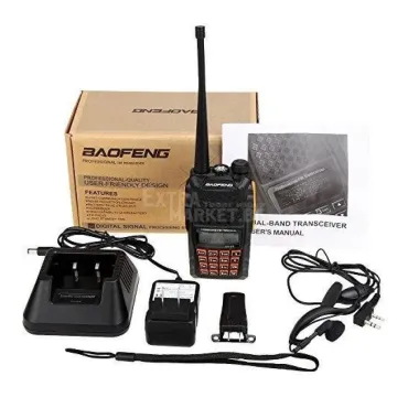 Компактна двубандова радиостанция UV-6R с две честоти Baofeng