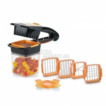 Компактен уред за бързо рязане Nicer Dicer Quick-с контейнер