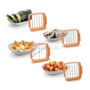 Компактен уред за бързо рязане Nicer Dicer Quick-с контейнер