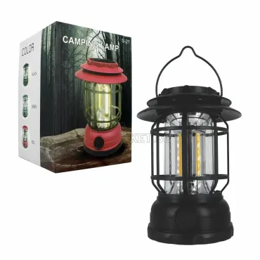 Къмпинг COB Led соларна лампа със акумулаторна батерия