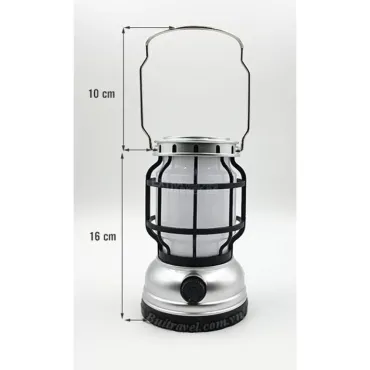 Къмпинг COB Led соларна лампа (Бяла светлина/Пламък) с акумулаторна батерия