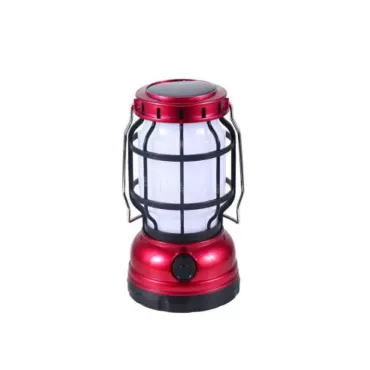 Къмпинг COB Led соларна лампа (Бяла светлина/Пламък) с акумулаторна батерия
