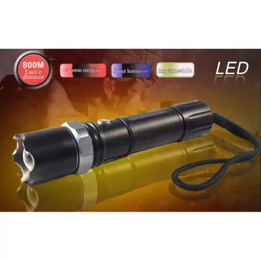 Издръжлив метален LED фенер със стойка за колело