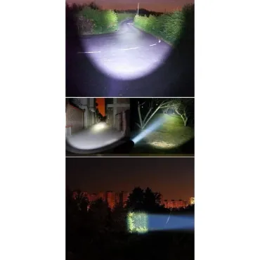 Издръжлив метален LED фенер със стойка за колело