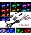 Интериорно LED RGB осветление за автомобил с дистанционно Car Atmosphere Light