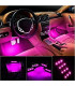 Интериорно LED RGB осветление за автомобил с дистанционно Car Atmosphere Light