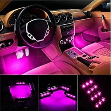 Интериорно LED RGB осветление за автомобил с дистанционно Car Atmosphere Light