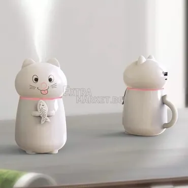 Иновативен USB овлажнител за въздух-котка