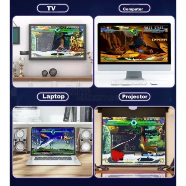 Игрова конзола HDMI 2.4G WIRELESS CONTROLLER GAMEPAD с над 10000 игри