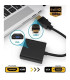 HDMI към VGA преобразувател-адаптер (Връзка на Компютър или Лаптоп с монитор/телевизор/проектор)