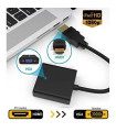 HDMI към VGA преобразувател-адаптер (Връзка на Компютър или Лаптоп с монитор/телевизор/проектор)