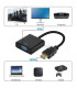 HDMI към VGA преобразувател-адаптер (Връзка на Компютър или Лаптоп с монитор/телевизор/проектор)