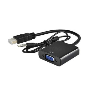 HDMI към VGA преобразувател-адаптер (Връзка на Компютър или Лаптоп с монитор/телевизор/проектор)