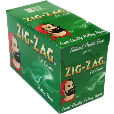 Хартийки за цигари Zig-Zag Green (70мм)