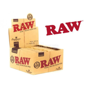 Хартийки за свиване на цигари RAW CONNOISSEUR KING SIZE SLIM + Filters