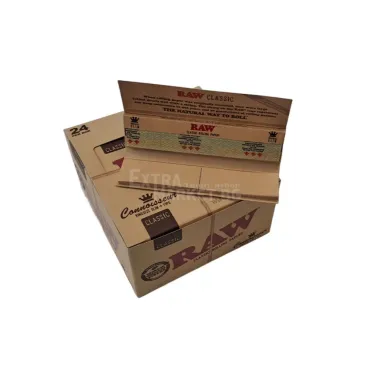 Хартийки за свиване на цигари RAW CONNOISSEUR KING SIZE SLIM + Filters