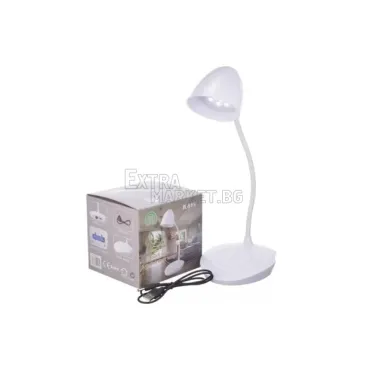 Гъвкава LED лампа за бюро с USB зареждане и тъч контрол
