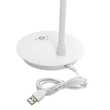 Гъвкава (Кръг) LED лампа за бюро с USB зареждане и тъч контрол