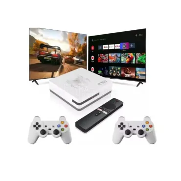 Game Box 8K Android TV Ретро Конзола – 25 000+ Игри + 2 Джойстика