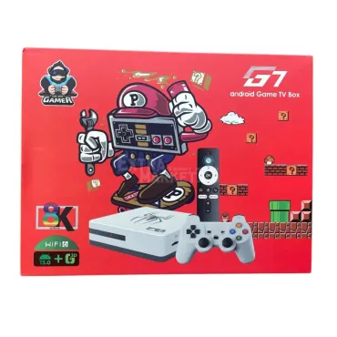 Game Box 8K Android TV Ретро Конзола – 25 000+ Игри + 2 Джойстика