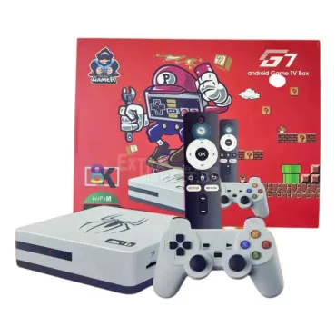 Game Box 8K Android TV Ретро Конзола – 25 000+ Игри + 2 Джойстика