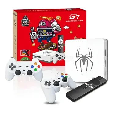 Game Box 8K Android TV Ретро Конзола – 25 000+ Игри + 2 Джойстика