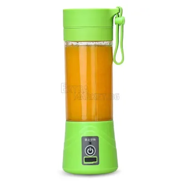 Функционален уред 3 в 1 - power bank, блендер и шейкър