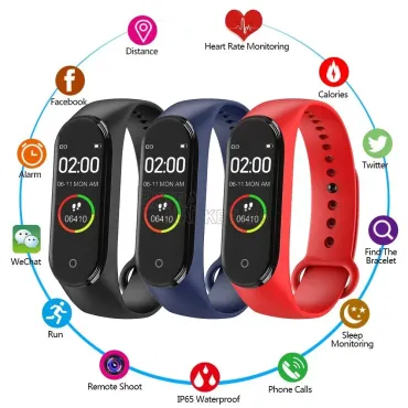 Фитнес-Смарт гривна (Smart and health гривна М4)