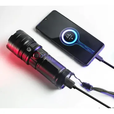 Фенер от алуминиева сплав със Zoom и функция power bank зареждане XA-B708