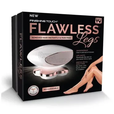 Епилатор FLAWLESS Legs с четири глави и модерен дизайн