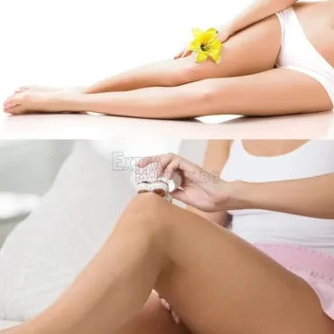 Епилатор FLAWLESS Legs с четири глави и модерен дизайн