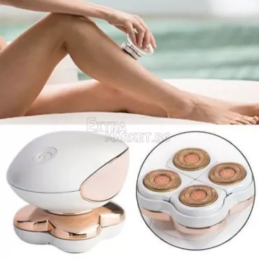Епилатор FLAWLESS Legs с четири глави и модерен дизайн