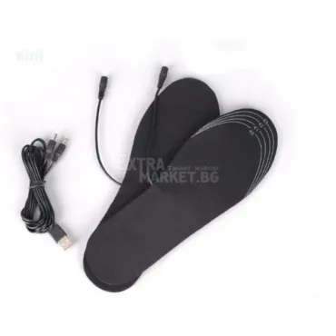 Електрически USB стелки за обувки с подгрев