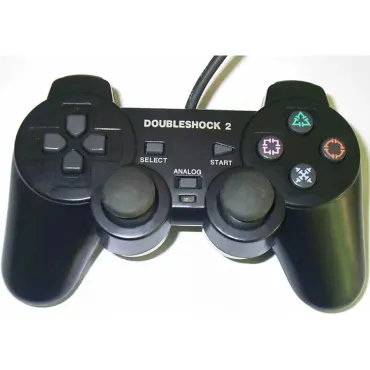 Джойстик DUALSHOCK2 вибрация с кабел за PlayStation PS2/PS3