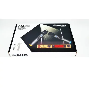 Двойка професионални микрофони с приемател AKG KM388