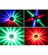 Диско цветно осветление (Летяща чиния) 48 RGB LED диода