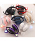 Детски забавни сгъваеми Bluetooth слушалки с котешки уши