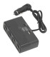 Четворен Разклонител-Гнезда за Запалка в Автомобил USB 120W