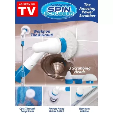 Четка за почистване на баня SPIN SCRUBBER