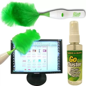 Четка Go Duster за почистване на прах с три четки
