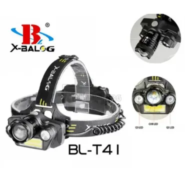 Челник X-BALOG с 1 брой XM-L2 T6 (2 броя Q5 и COB LED диоди) и ZOOM