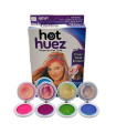 Боя за коса Hot Huez в четири цвята - цветни кичури веднага на мига