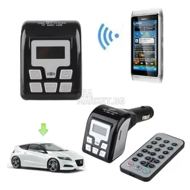 Bluetooth Wireless Трансмитер Мрз Плеър за автомобил