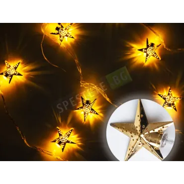 Коледни лампички метални фигурки