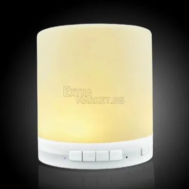 Bluetooth/Mp3/Radio лампа с тъч контрол на осветлението