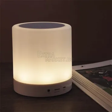 Bluetooth/Mp3/Radio лампа с тъч контрол на осветлението
