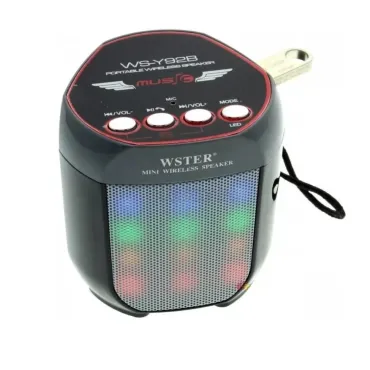 Bluetooth/МP3/FM/LED диско ефект колонка