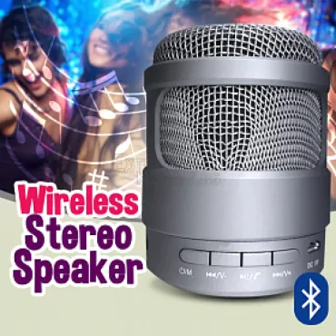 Bluetooth/МP3/FM колонка във форма на микрофон