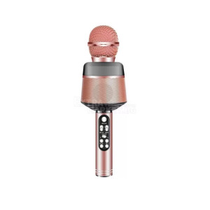 Bluetooth караоке микрофон с LED светлини и FM радио